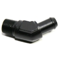1Pcs 3/8" NPT Male to 1/2" Hose Barb 45 Degree Fuel Oil Gas Line Fitting Adapter