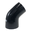 45 Degree Black Silicone 2.5" to 3" Hose Coupler+2.5’’Hose Clamp +3’’ Hose Clamp