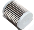 Picture of 50 Micron Inline Fuel Filter Mount High Flow Turbo 6/8/10AN Adapter Universal