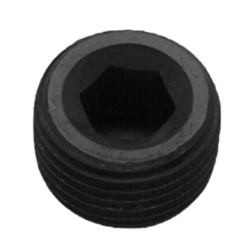 EMUSA 1x Black 1/8" NPT Steel Engine Block Intake Manifold Plug