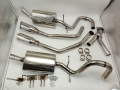 Picture of Emusa Catback Exhaust Pipe System w/ Dual Tips Fit for 1999 2000 2001 2002 2003 2004 Ford Mustang 3.8L V6