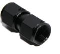 Picture of (one) AN8 8AN Female to AN-8 Female Straight Swivel Fuel Oil Gas Line Fitting