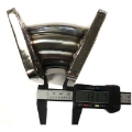 Stainless Steel 45 Degree T4 4-Bolt Turbo Charger Flange Conversion Adapter
