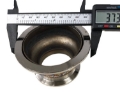 Picture of Universal 2" V-band Flange to 3" V-band Flange Adapter 2" Height Steel
