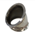 Universal 4" I.D. 4.76" O.D. V-band 45 Degree Elbow Conversion Adapter